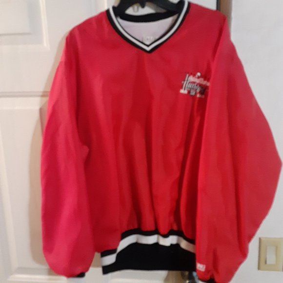 VTG 90's Delong Nebraska Cornhuskers Back To Back National Champs Windbreaker XL - Picture 2 of 6